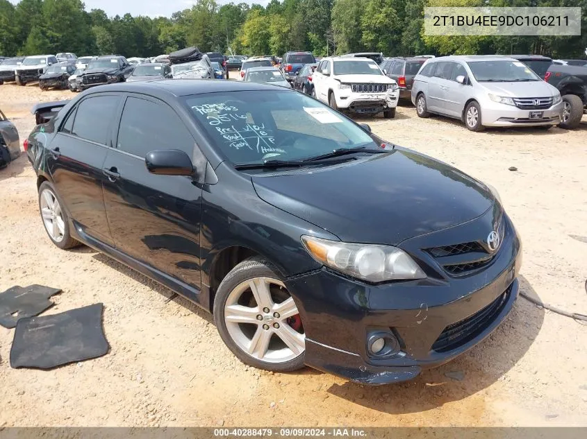 2013 Toyota Corolla S VIN: 2T1BU4EE9DC106211 Lot: 40288479