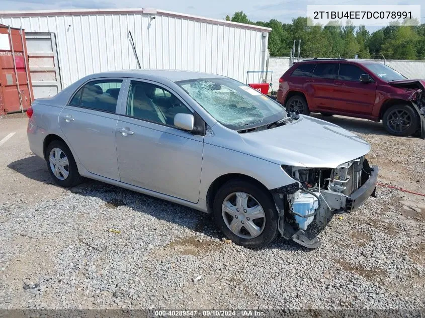 2013 Toyota Corolla L VIN: 2T1BU4EE7DC078991 Lot: 40289547