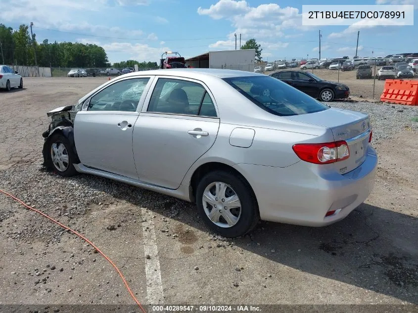 2T1BU4EE7DC078991 2013 Toyota Corolla L