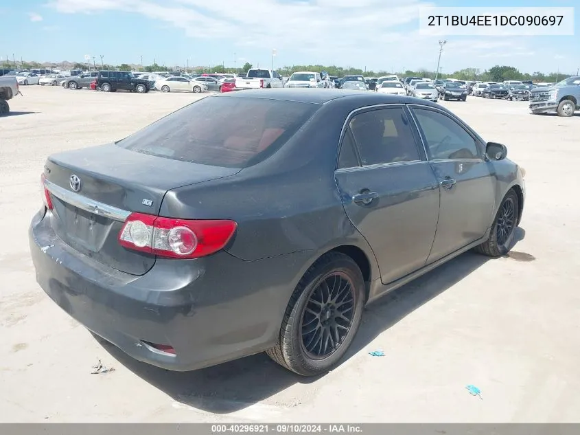 2013 Toyota Corolla S/Le VIN: 2T1BU4EE1DC090697 Lot: 40296921