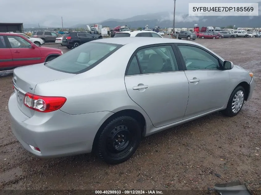 5YFBU4EE7DP185569 2013 Toyota Corolla Le