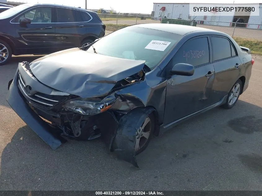 2013 Toyota Corolla S/Le VIN: 5YFBU4EEXDP177580 Lot: 40321200