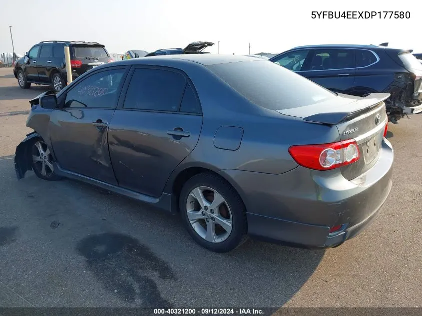 2013 Toyota Corolla S/Le VIN: 5YFBU4EEXDP177580 Lot: 40321200