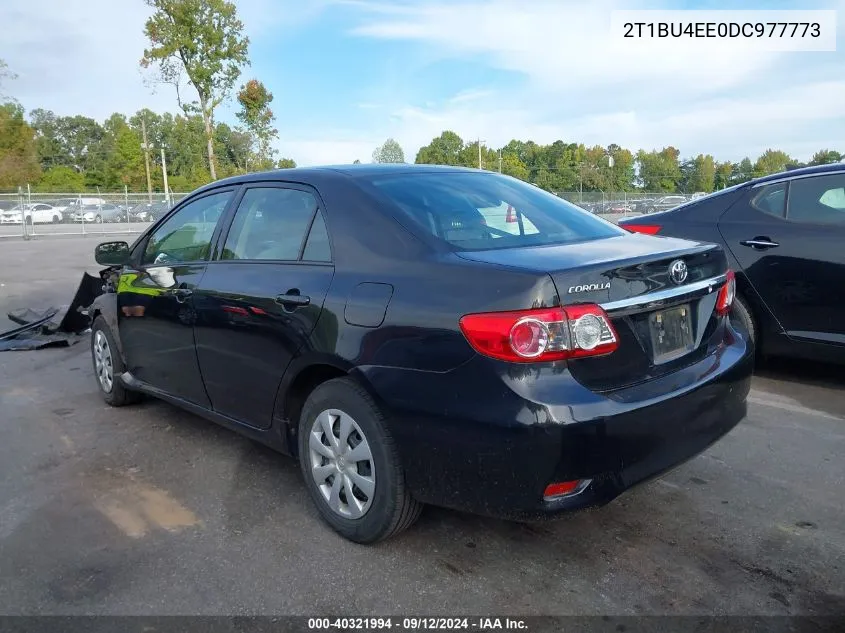 2013 Toyota Corolla S/Le VIN: 2T1BU4EE0DC977773 Lot: 40321994