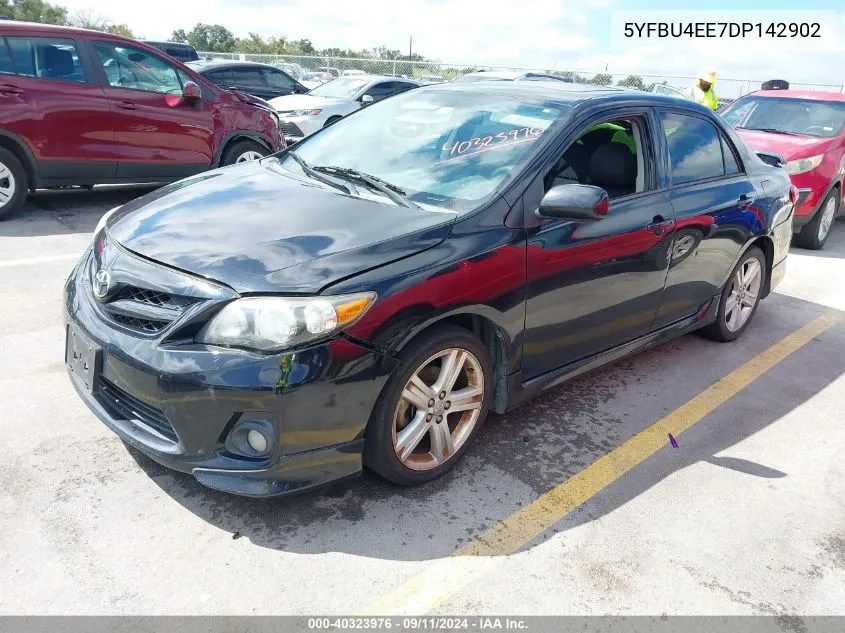 2013 Toyota Corolla S VIN: 5YFBU4EE7DP142902 Lot: 40323976