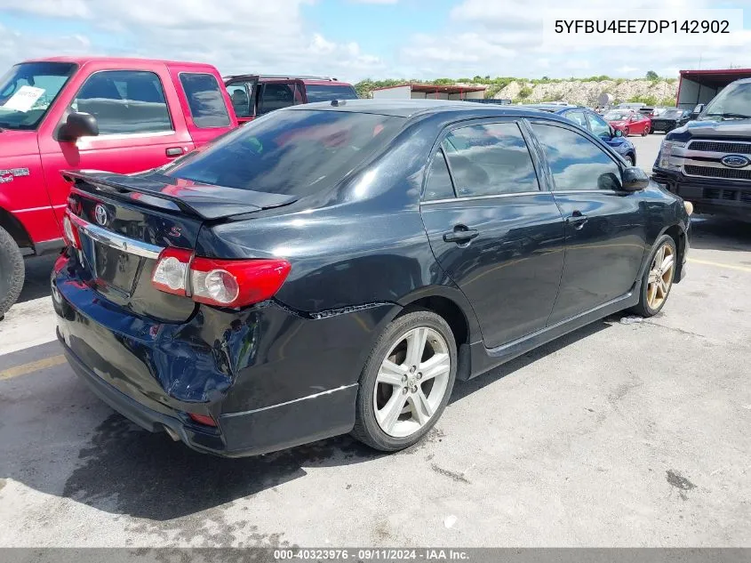 2013 Toyota Corolla S VIN: 5YFBU4EE7DP142902 Lot: 40323976