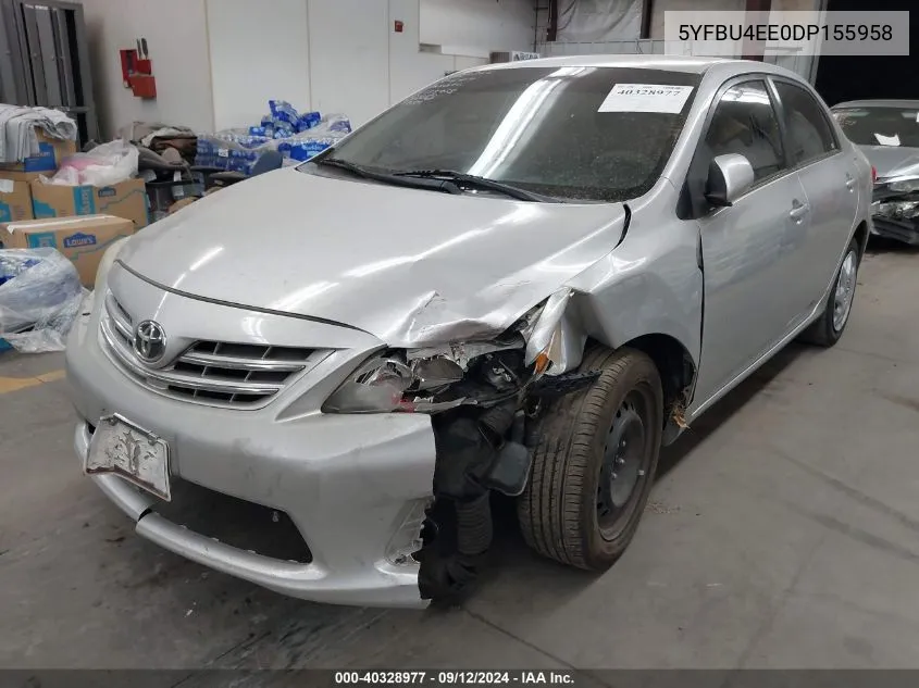 5YFBU4EE0DP155958 2013 Toyota Corolla S/Le