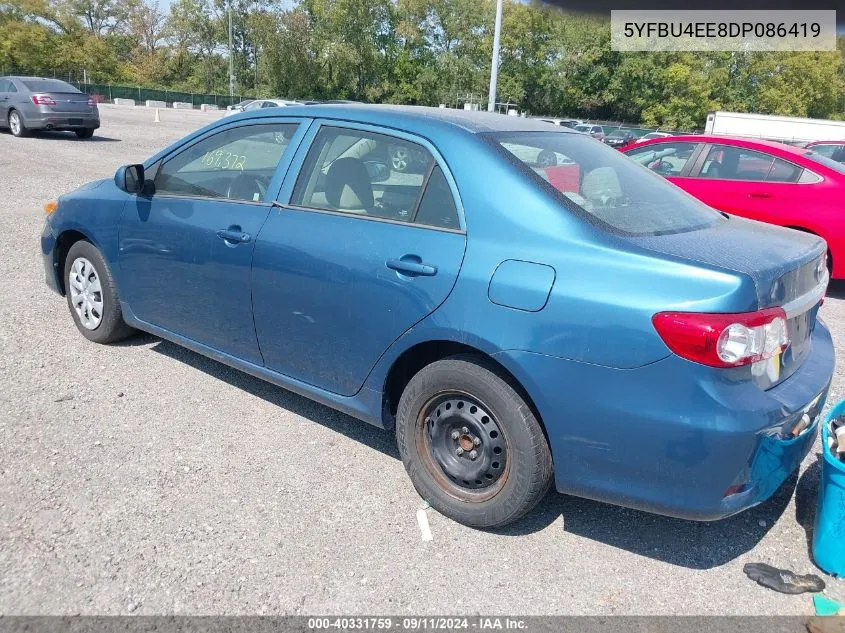 5YFBU4EE8DP086419 2013 Toyota Corolla L