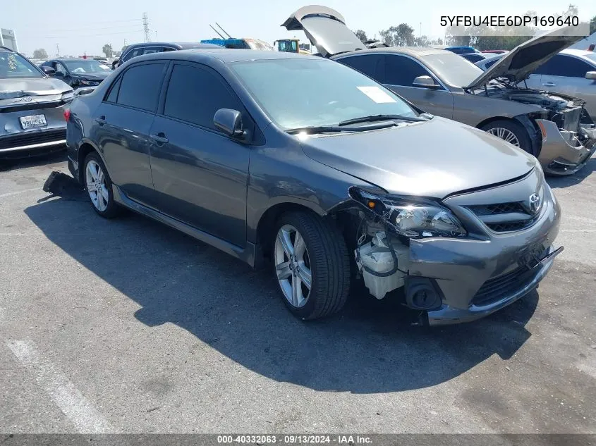 2013 Toyota Corolla S VIN: 5YFBU4EE6DP169640 Lot: 40332063