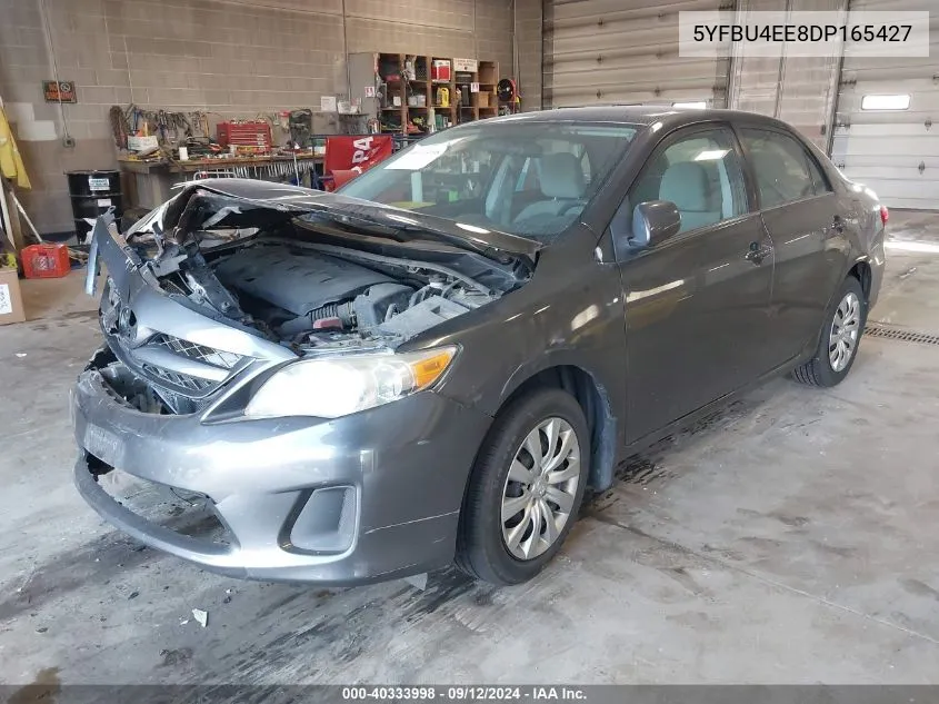 2013 Toyota Corolla S/Le VIN: 5YFBU4EE8DP165427 Lot: 40333998