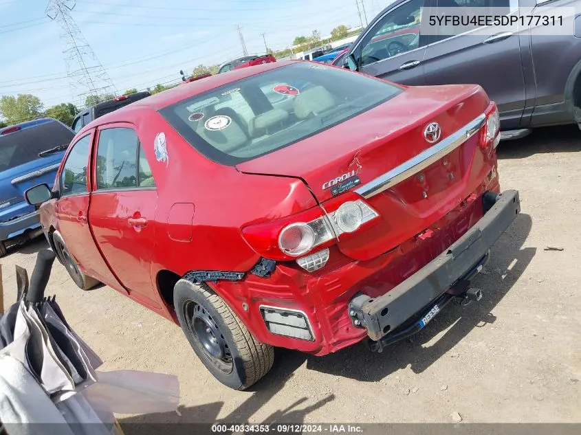 2013 Toyota Corolla L VIN: 5YFBU4EE5DP177311 Lot: 40334353