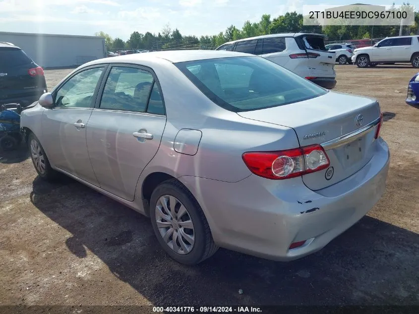 2013 Toyota Corolla S/Le VIN: 2T1BU4EE9DC967100 Lot: 40341776