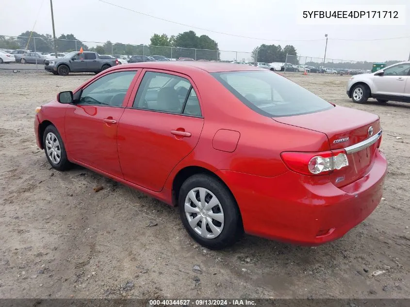 5YFBU4EE4DP171712 2013 Toyota Corolla L