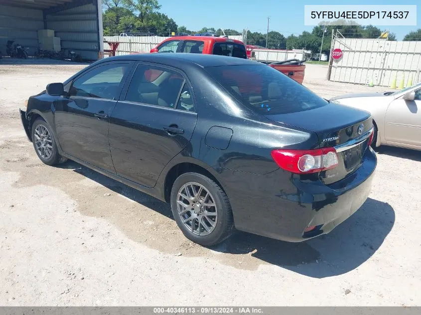 5YFBU4EE5DP174537 2013 Toyota Corolla Le