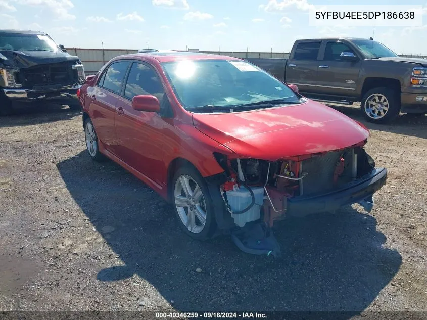 2013 Toyota Corolla S VIN: 5YFBU4EE5DP186638 Lot: 40346259