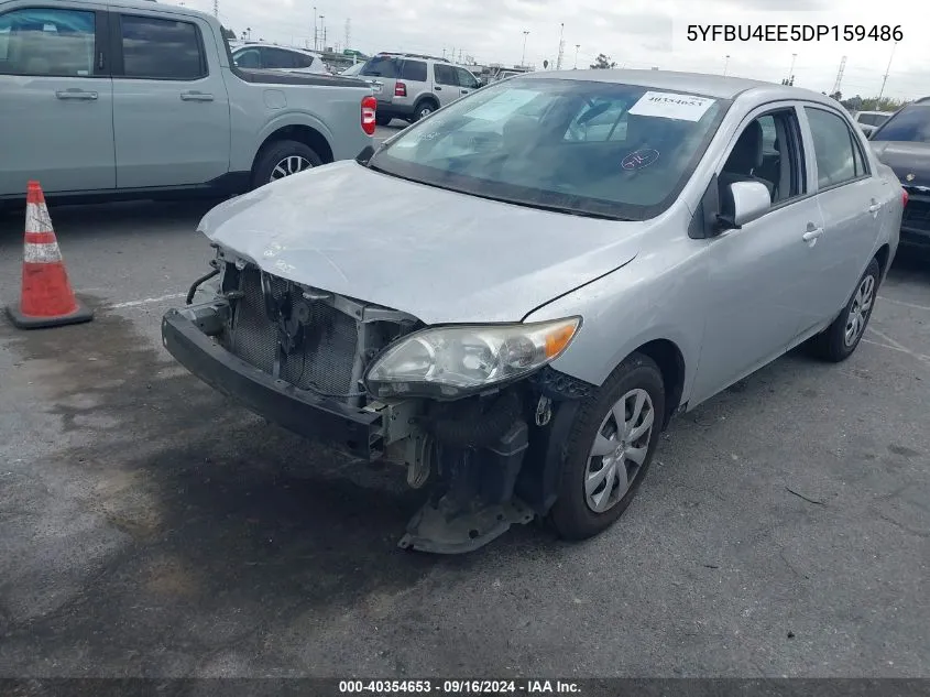 2013 Toyota Corolla L VIN: 5YFBU4EE5DP159486 Lot: 40354653