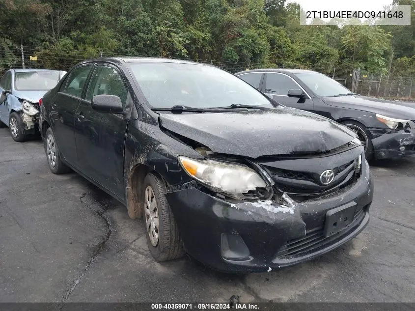 2013 Toyota Corolla Ce VIN: 2T1BU4EE4DC941648 Lot: 40359071