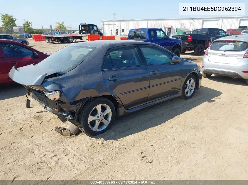 2013 Toyota Corolla S VIN: 2T1BU4EE5DC962394 Lot: 40359763