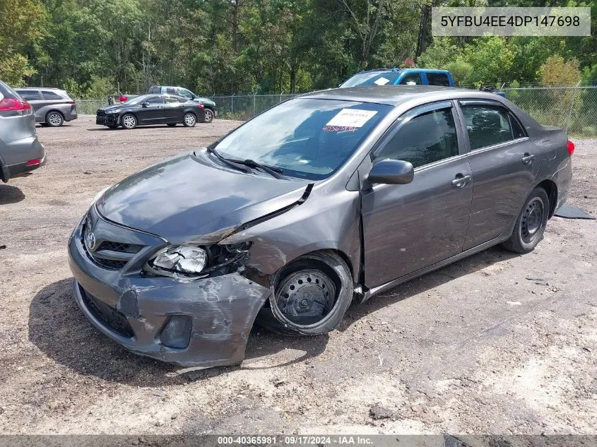 5YFBU4EE4DP147698 2013 Toyota Corolla L