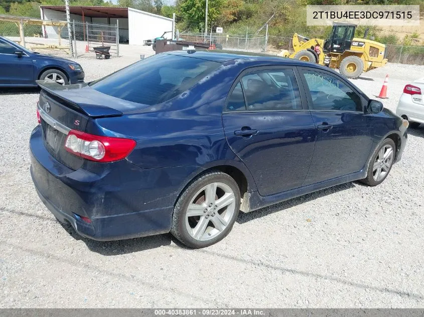 2013 Toyota Corolla S VIN: 2T1BU4EE3DC971515 Lot: 40383861