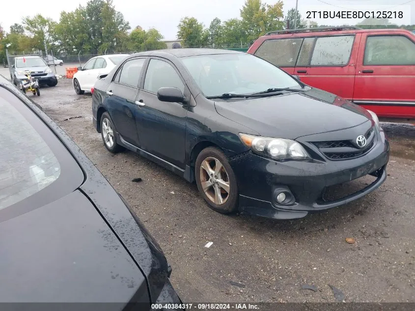 2013 Toyota Corolla S VIN: 2T1BU4EE8DC125218 Lot: 40384317