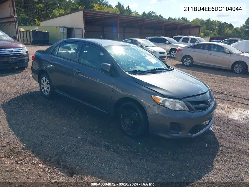 2013 Toyota Corolla L VIN: 2T1BU4EE6DC104044 Lot: 40384872