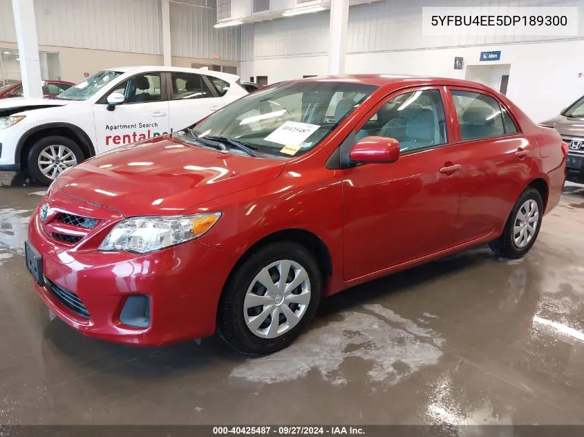 2013 Toyota Corolla L VIN: 5YFBU4EE5DP189300 Lot: 40425487