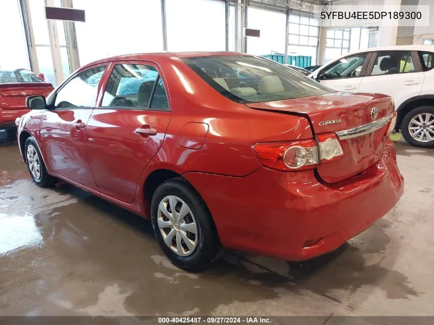 5YFBU4EE5DP189300 2013 Toyota Corolla L