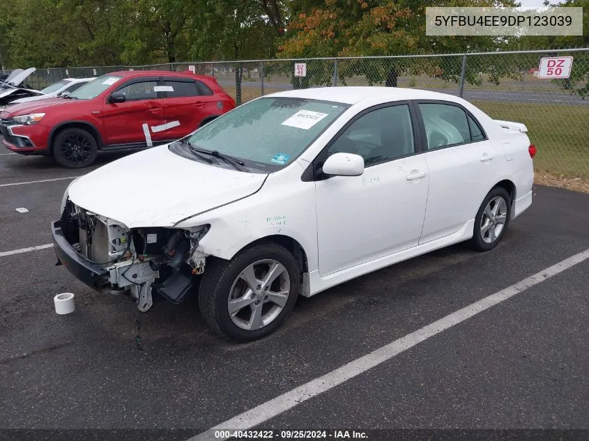 2013 Toyota Corolla S VIN: 5YFBU4EE9DP123039 Lot: 40432422