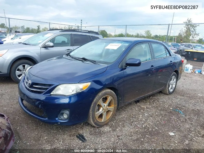 2013 Toyota Corolla Le VIN: 5YFBU4EE8DP082287 Lot: 40449660