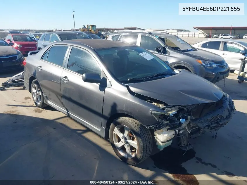 5YFBU4EE6DP221655 2013 Toyota Corolla S