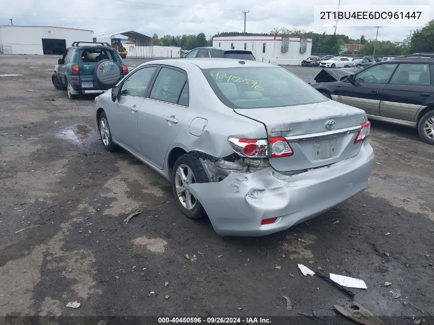 2013 Toyota Corolla Le VIN: 2T1BU4EE6DC961447 Lot: 40450596