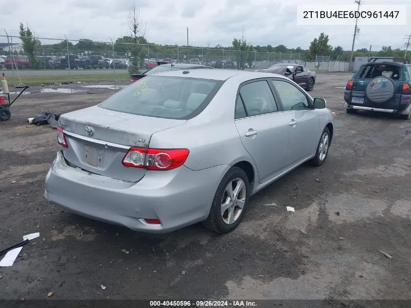 2013 Toyota Corolla Le VIN: 2T1BU4EE6DC961447 Lot: 40450596