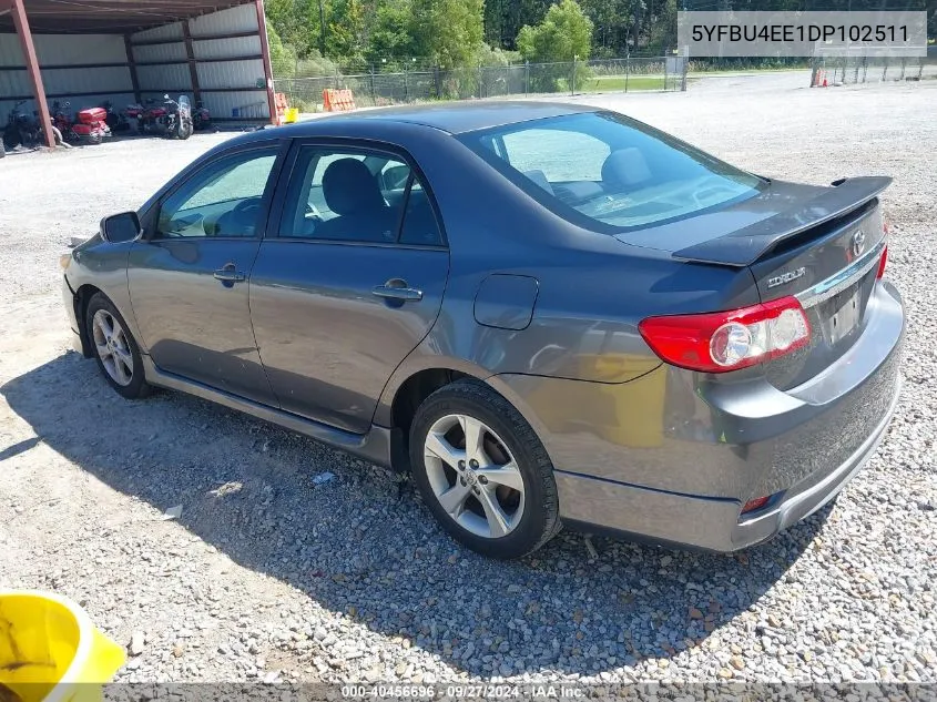 2013 Toyota Corolla S VIN: 5YFBU4EE1DP102511 Lot: 40456696