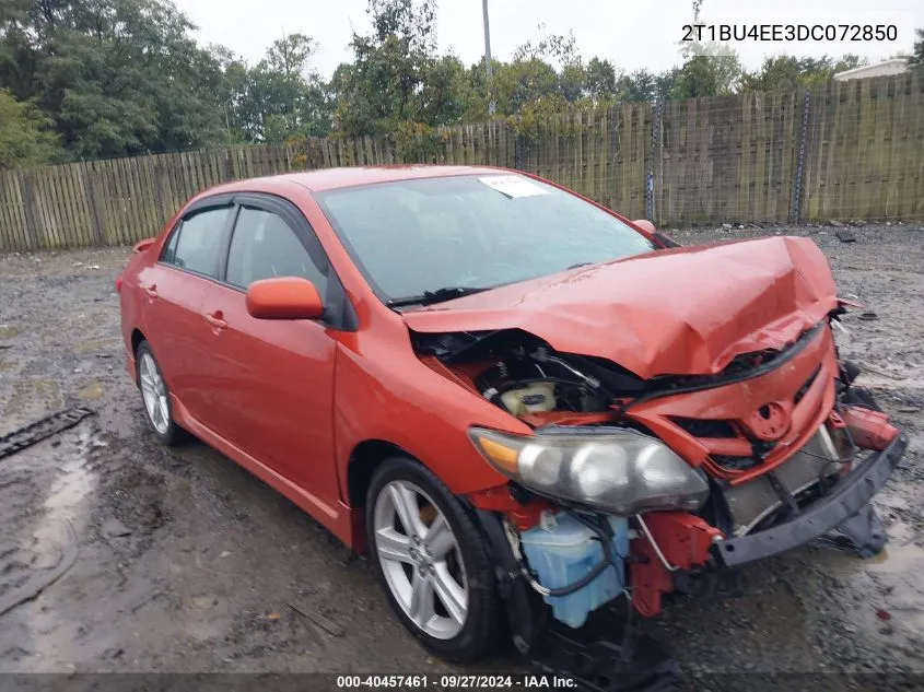 2013 Toyota Corolla S Special Edition VIN: 2T1BU4EE3DC072850 Lot: 40457461