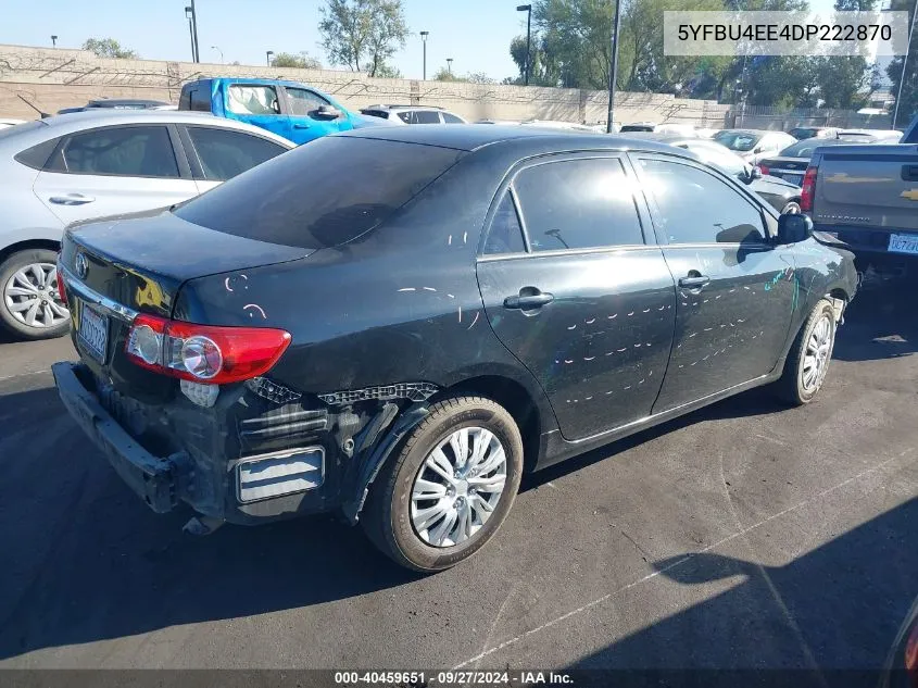 5YFBU4EE4DP222870 2013 Toyota Corolla L