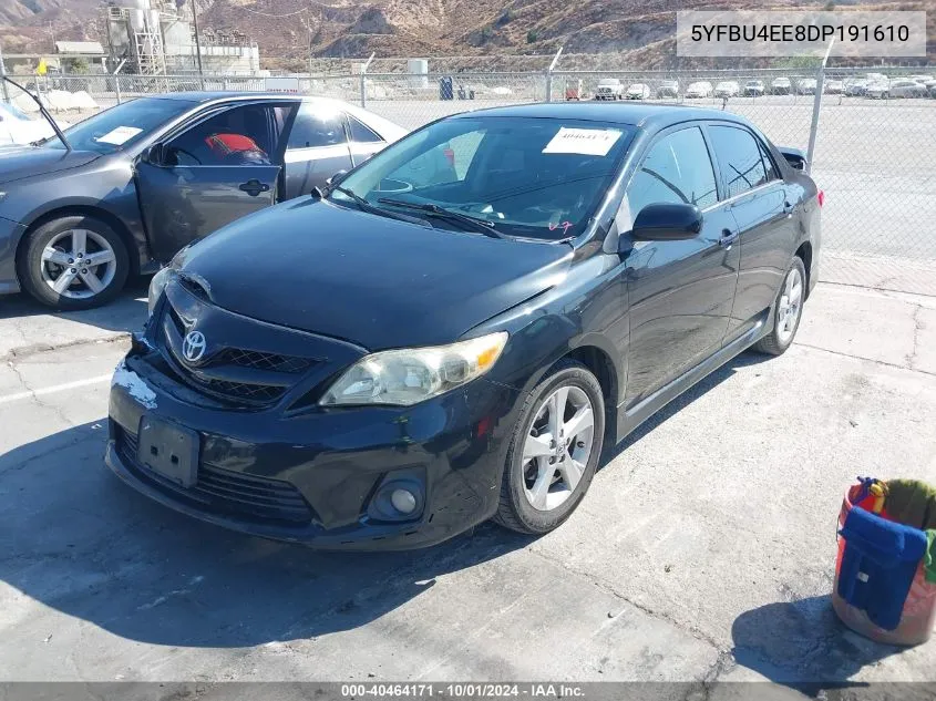 5YFBU4EE8DP191610 2013 Toyota Corolla S