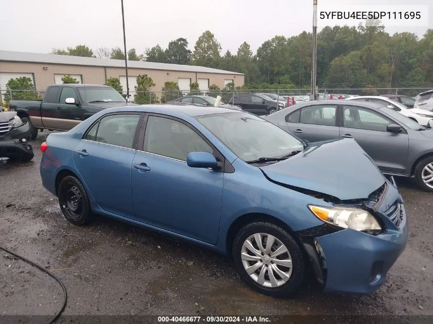 2013 Toyota Corolla Le VIN: 5YFBU4EE5DP111695 Lot: 40466677