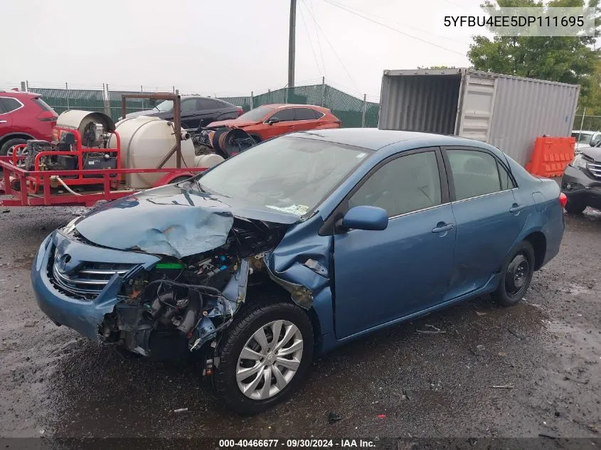 5YFBU4EE5DP111695 2013 Toyota Corolla Le