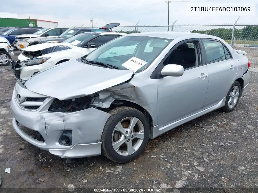 2T1BU4EE6DC103069 2013 Toyota Corolla S/Le