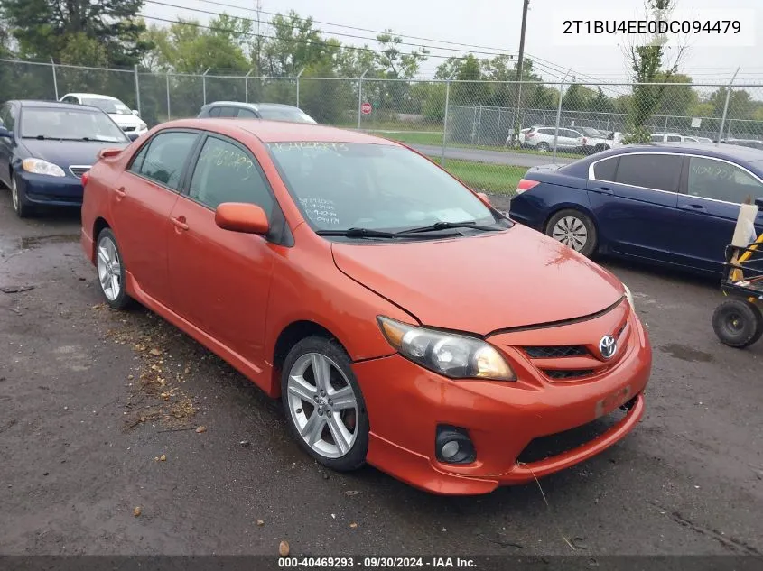 2013 Toyota Corolla S Special Edition VIN: 2T1BU4EE0DC094479 Lot: 40469293