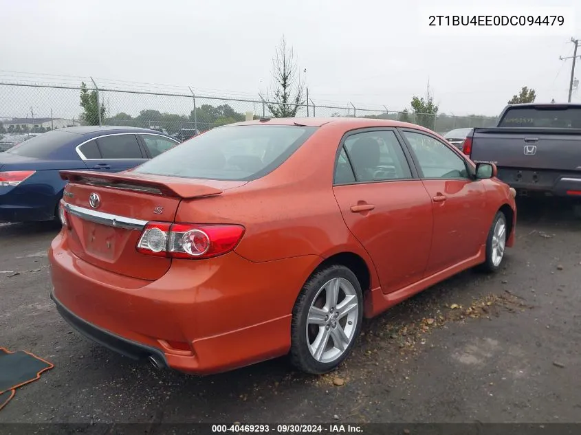 2013 Toyota Corolla S Special Edition VIN: 2T1BU4EE0DC094479 Lot: 40469293