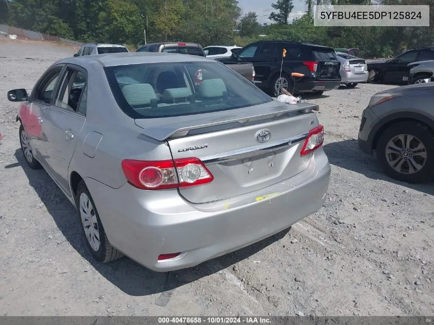 2013 Toyota Corolla S/Le VIN: 5YFBU4EE5DP125824 Lot: 40478658