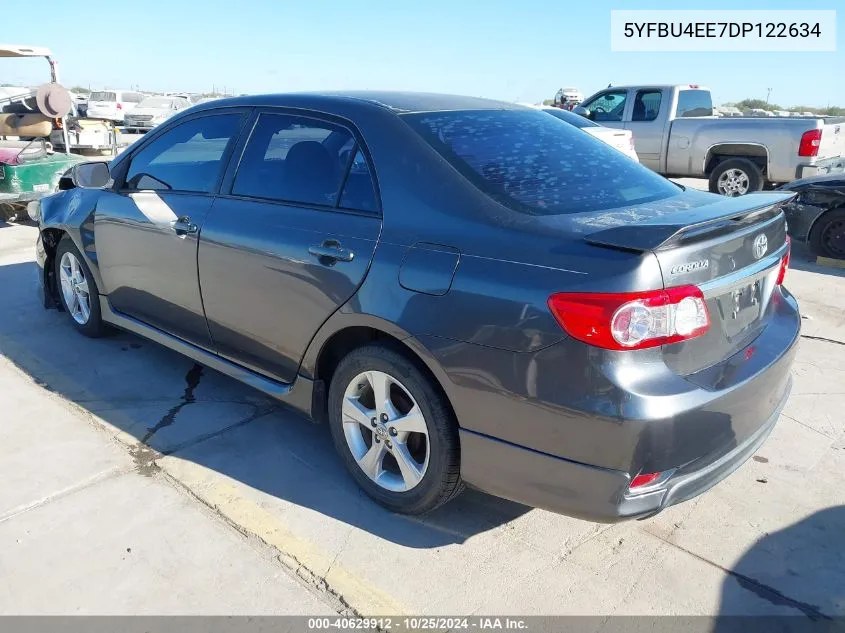 2013 Toyota Corolla S VIN: 5YFBU4EE7DP122634 Lot: 40629912