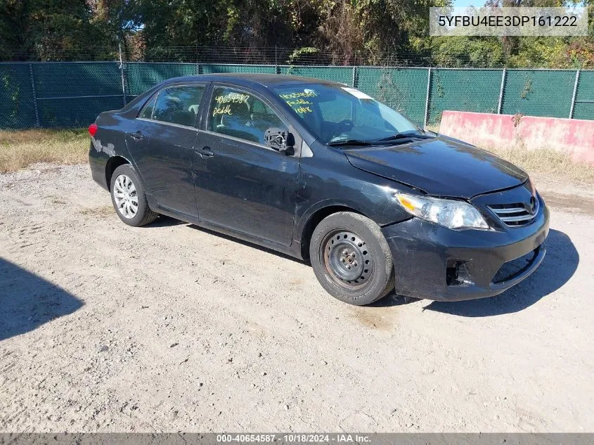 2013 Toyota Corolla Le VIN: 5YFBU4EE3DP161222 Lot: 40654587