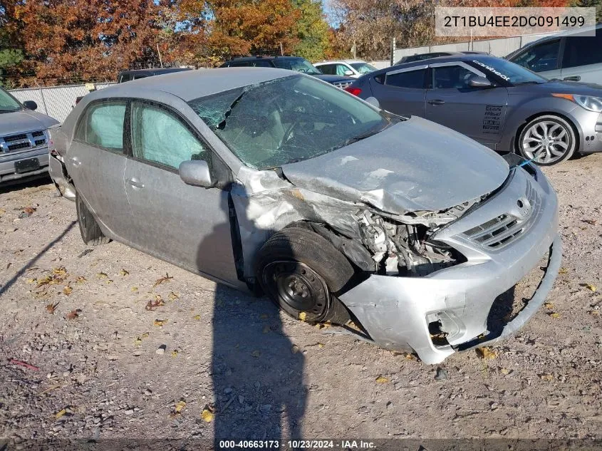 2T1BU4EE2DC091499 2013 Toyota Corolla Le