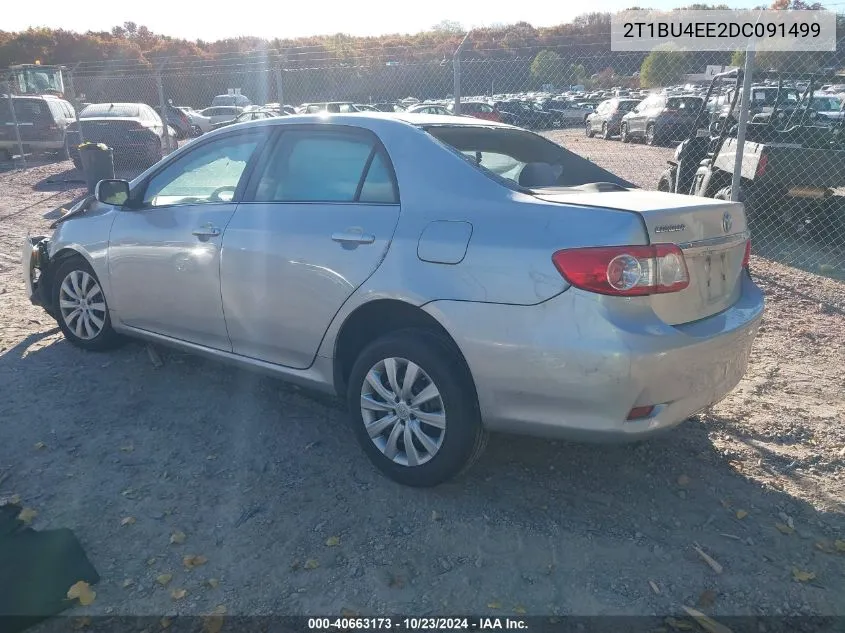 2T1BU4EE2DC091499 2013 Toyota Corolla Le