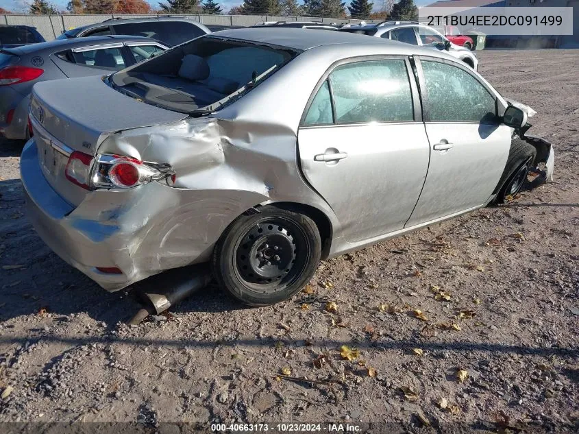 2T1BU4EE2DC091499 2013 Toyota Corolla Le