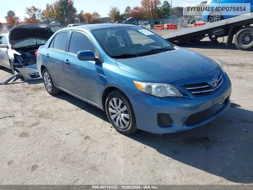 2013 Toyota Corolla Le VIN: 5YFBU4EE4DP075854 Lot: 40715322