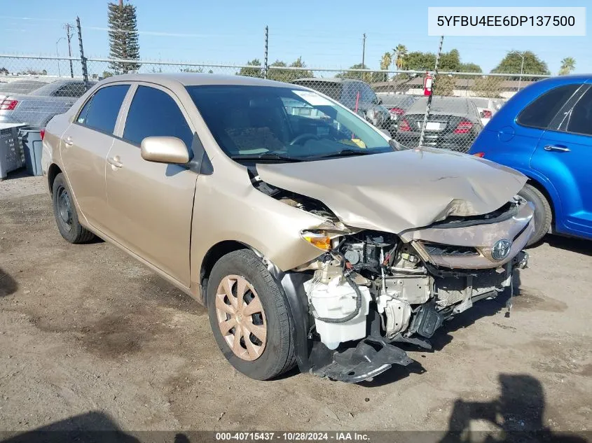 5YFBU4EE6DP137500 2013 Toyota Corolla L